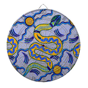 Cible De Fléchettes Serpent tribal