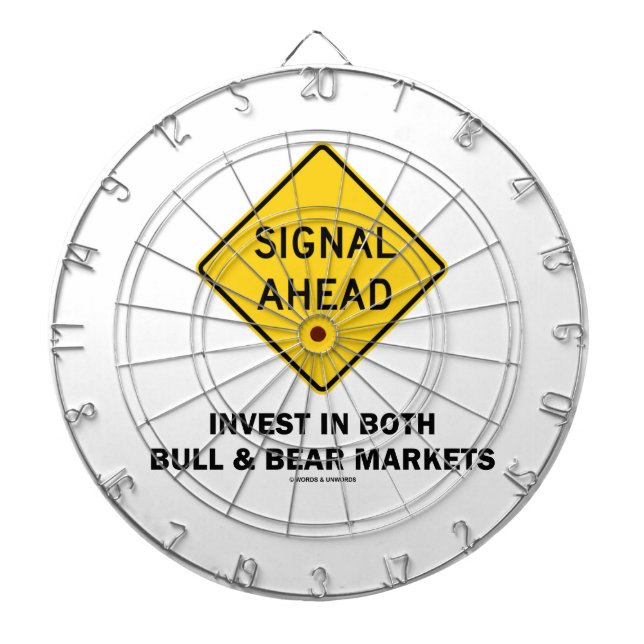 Cible De Fléchettes Signal à l'avance (signe) Investir les deux marché (Devant)