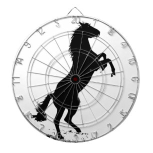 Cible De Fléchettes Silhouette du cheval d'élevage
