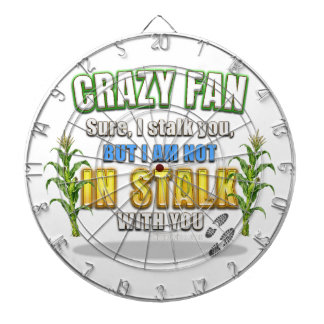 Cible De Fléchettes SlipperyJoe's corn stalks follow someone crazy fan