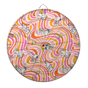 Cible De Fléchettes Snoopy & Woodstock Super Vibes Motif orange