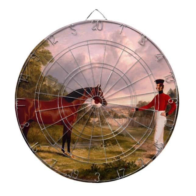 Cible De Fléchettes Soldat avec un cheval d'officier (Devant)