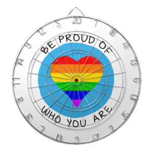 Cible De Fléchettes Soyez fier de qui vous êtes LGBT