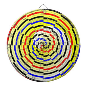 Cible De Fléchettes Spirales jaunes par Kenneth Yoncich