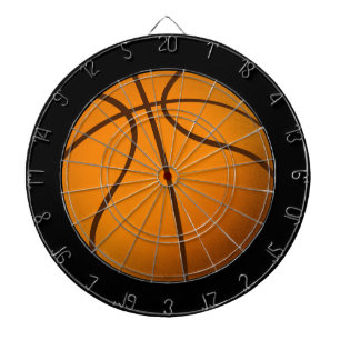 Cible de flechettes sportive personnalisée Basket 