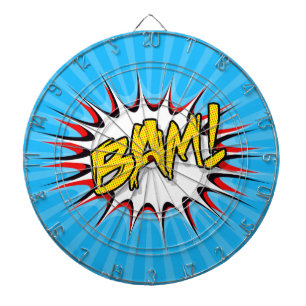 Cible De Fléchettes Super Héros Classic Bam ! Bulle d'action