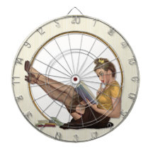 Sur la broche de rupture vers le haut fille