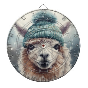 Cible De Fléchettes Sweet Winter Alpaca, coutume