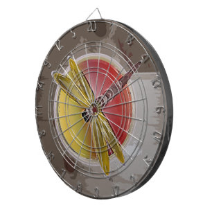 Cible De Fléchettes Symbole libellule