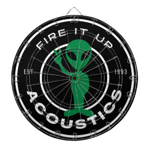 Cible De Fléchettes Tableau de bord - Acoustique Alien de paix