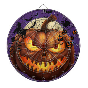 Cible De Fléchettes Tableau de bord Citrouille Halloween éffrayant