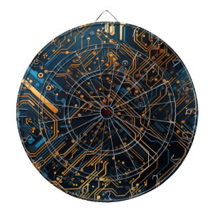 Cible De Fléchettes Tableau de bord de circuits électroniques