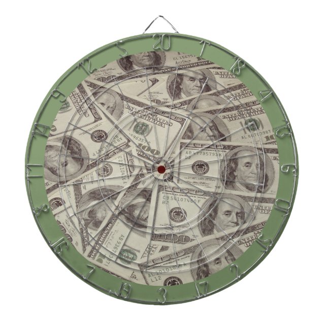 Cible De Fléchettes Tableau de bord de la facture de dollars (Devant)