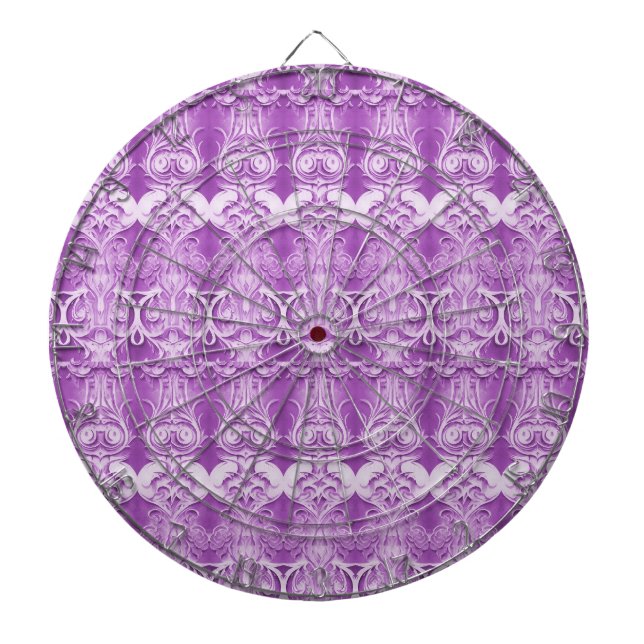 Cible De Fléchettes Tableau de bord décoratif violet (Devant)
