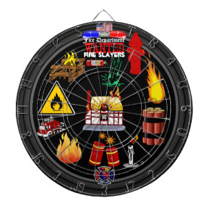 Cible De Fléchettes Tableau de bord du service d'incendie