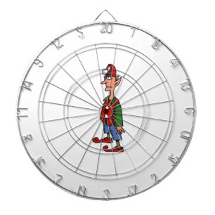 Cible De Fléchettes Tableau de bord Elf At Attention