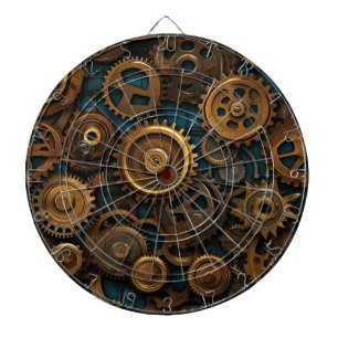 Cible De Fléchettes Tableau de bord Motif des engrenages
