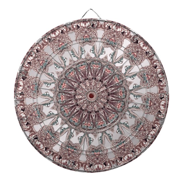 Cible De Fléchettes Tableau de bord rose (Devant)
