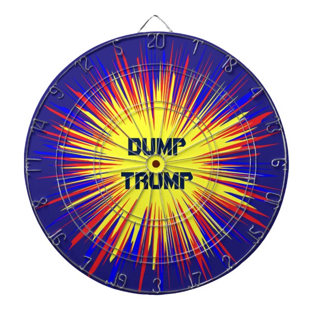 Cible De Fléchettes Tableau de bord Trump (Devant)
