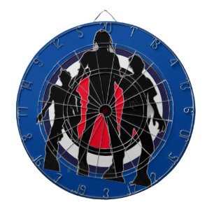 Cible De Fléchettes Tableau de bord Zombies