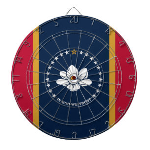 Cible De Fléchettes Tableau de fléchettes avec drapeau de l'État du Mi