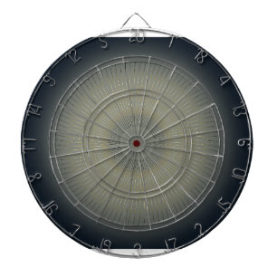 Cible De Fléchettes Tableau de fléchettes moderne en spirale dorée lux