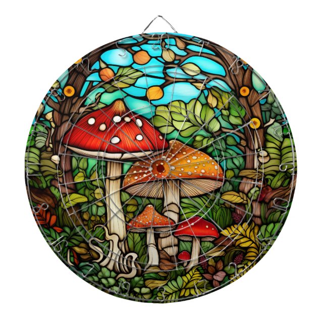 Cible De Fléchettes Tableau des champignons (Devant)