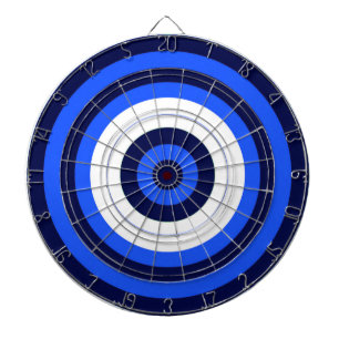 Cible De Fléchettes Tableau noir/bleu