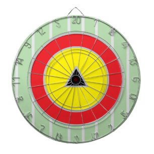 Cible De Fléchettes Tailgate vert clair rouge argent