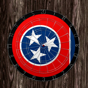 Cible De Fléchettes Tennessee Flag Dartboard & Tennessee / game board