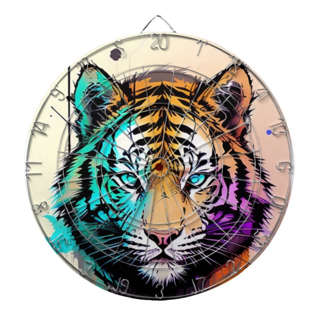 Cible De Fléchettes Tigre (Devant)