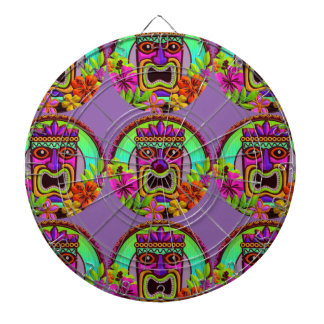 Cible de flechettes Tiki