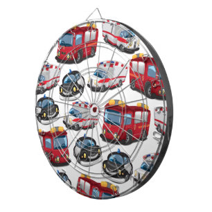 Cible De Fléchettes Transport des services de police, d'ambulance et d