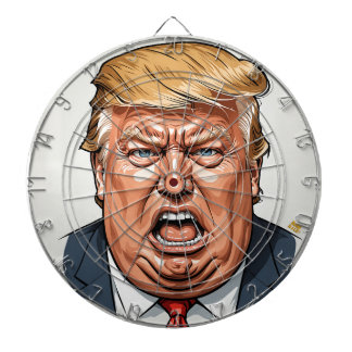 Cible De Fléchettes 🎯 Trump Dartboard – Take Your Best Shot!