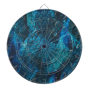 Cible De Fléchettes Turqouise Galaxy Paint Sparkings