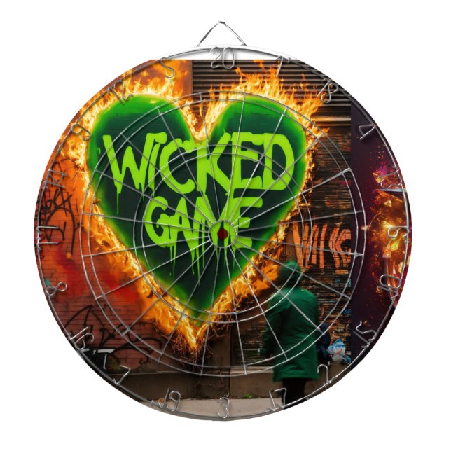 Cible De Fléchettes "Typographie de séchage dynamique Tee - shirts de  (Devant)