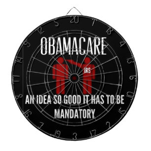 CIBLE DE FLÉCHETTES UNE IDÉE SI BONNE QU'ELLE DEVAIT ÊTRE OBAMACARE OB