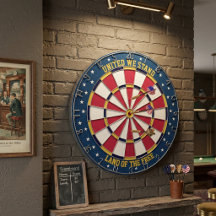 Unis Nous Tenons Terre de la Liberté Patriotique