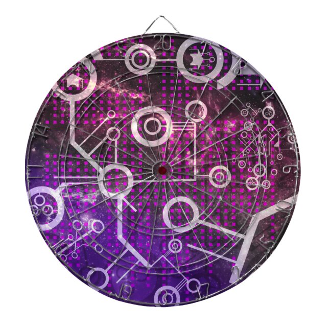 Cible De Fléchettes Univers numérique (Devant)