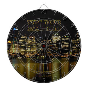Cible De Fléchettes Vancouver Dartboard Vancouver Souvenir Dartboard