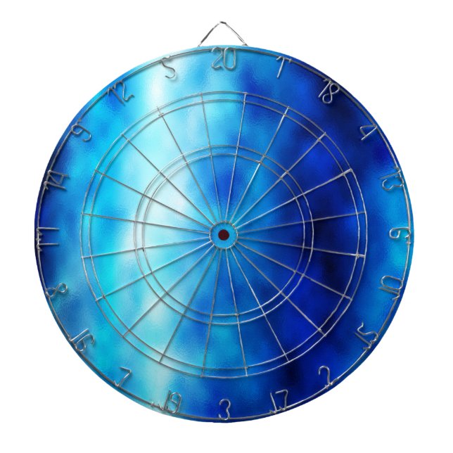 Cible De Fléchettes Verre bleu (Devant)