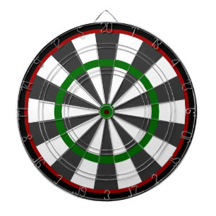 Cible de flechettes/Vert et Noir