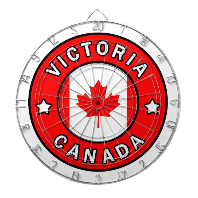 Cible De Fléchettes Victoria Canada (Devant)