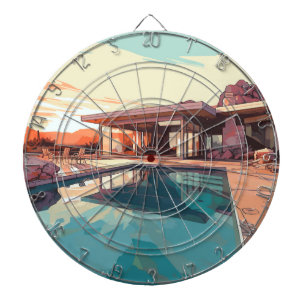 CIBLE DE FLÉCHETTES VIE DE DÉSERT #3