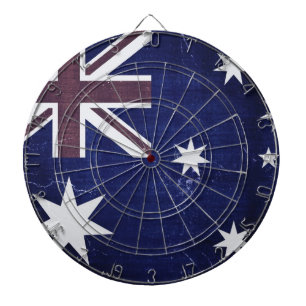 Cible De Fléchettes Vintage Flag