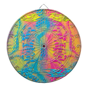 Cible De Fléchettes VIOLET LACE - numérique - art fractal -