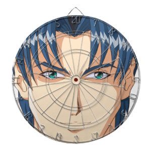 Cible De Fléchettes Visages de l'Anime et de la Manga