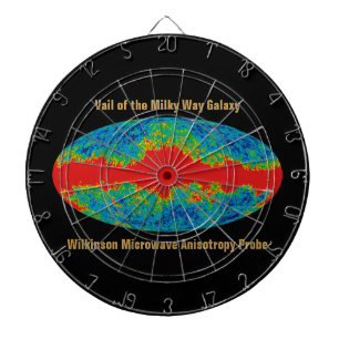 Cible De Fléchettes Voile Galaxy Voie Lactée sur l'univers WMAP