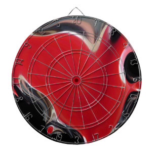 Cible De Fléchettes Voir rouge, rouge vif