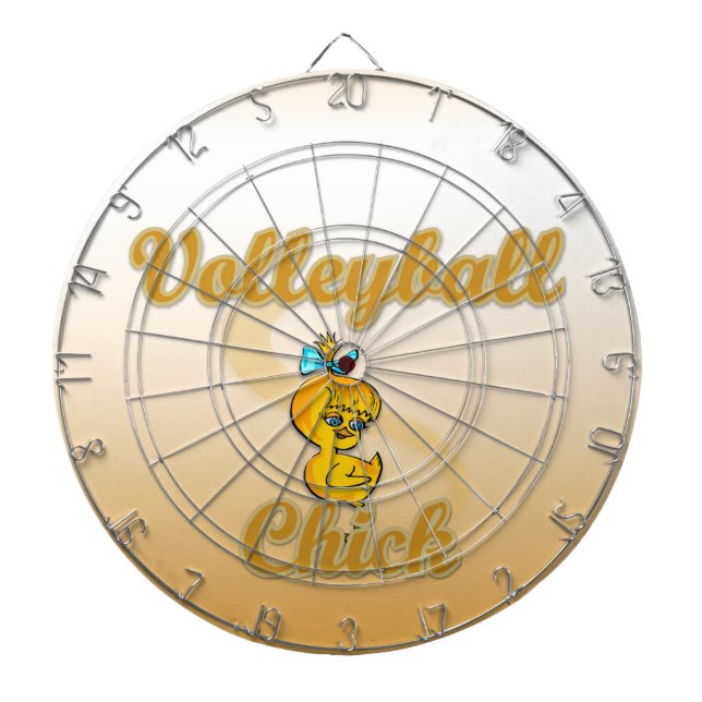 Cible De Fléchettes Volleyball Chick (Devant)